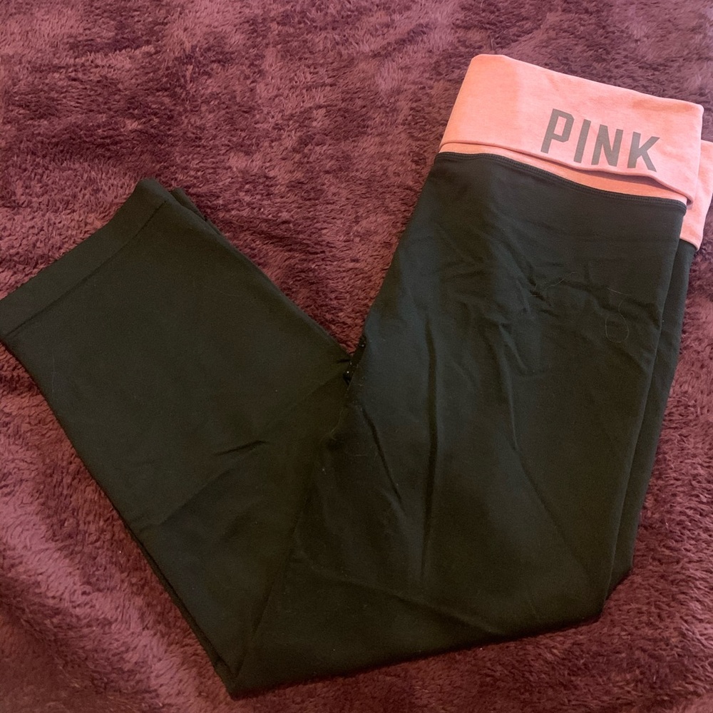 Victoria’s Secret PINK foldover yoga crop